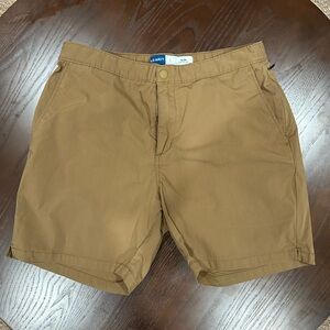 Old Navy Men's Brown Flat Front Shorts